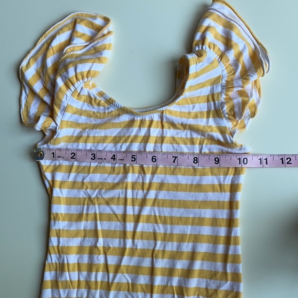 This Tribe Of Three | Yellow Striped Leotard | 7/8 - Picture 10 of 12